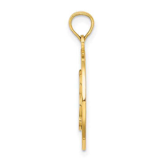 14K ALASKA with Bear Paw Charm