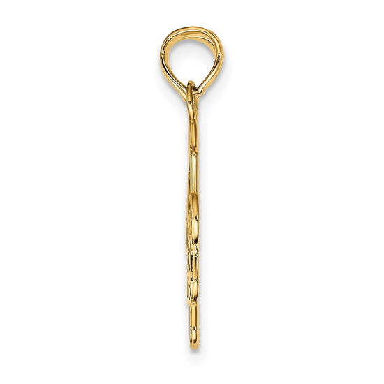 Gold BEST FRIENDS Break Apart Heart 2-Piece Pendant