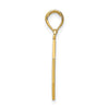 14k Polished I'LL NEVER STOP LOVING YOU Stopsign Pendant