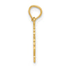 14K Polished #1 SIS Charm