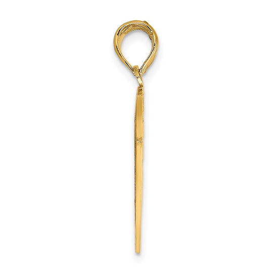 14k Reversible FOREVER AND EVER/FRIENDS 2-Piece Break-Apart Heart Charm