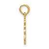 14K LAS VEGAS Script Charm