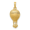 Gold Polished Travel Pendants