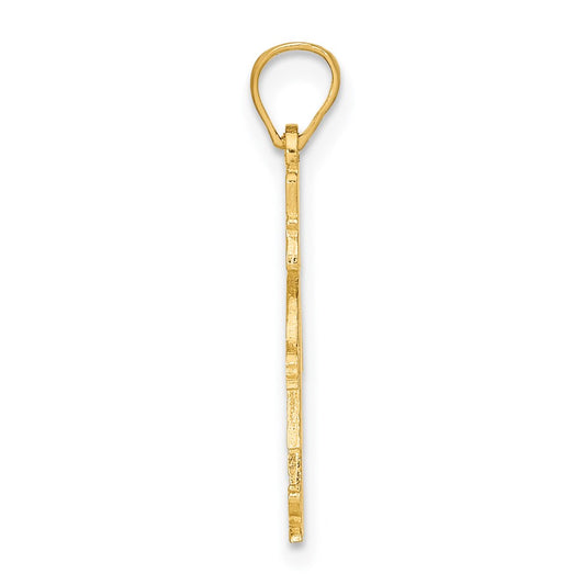 14K Girl Charm