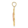 14k Two-tone I HEART MEXICO with Eagle Charm