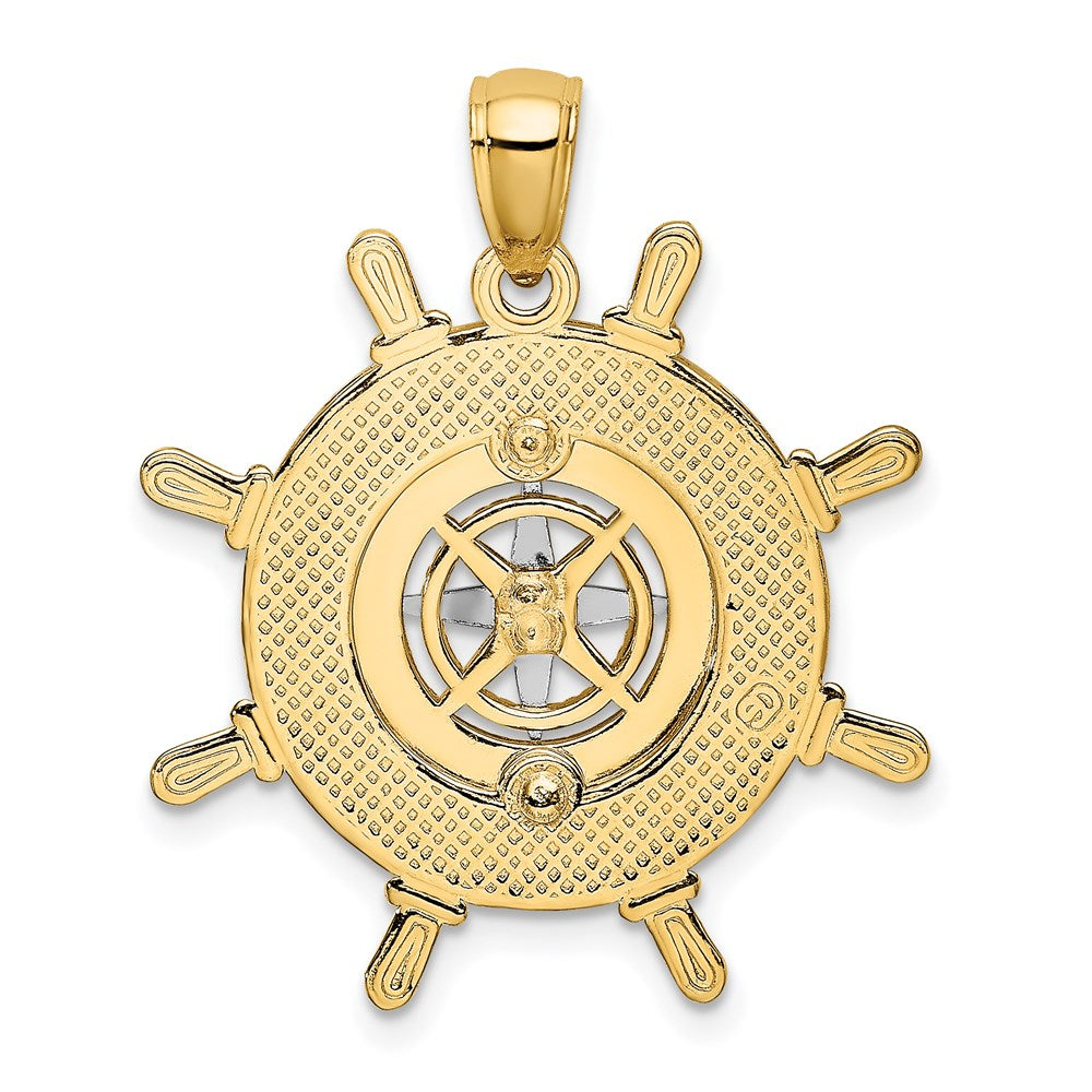 Gold Polished Compass Pendants