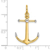 Gold Polished Anchor Pendants