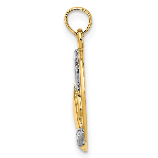 Gold Praying Hands Pendants