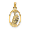 Gold Praying Hands Pendants