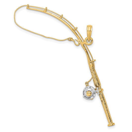 Gold Polished Fishing Pendants
