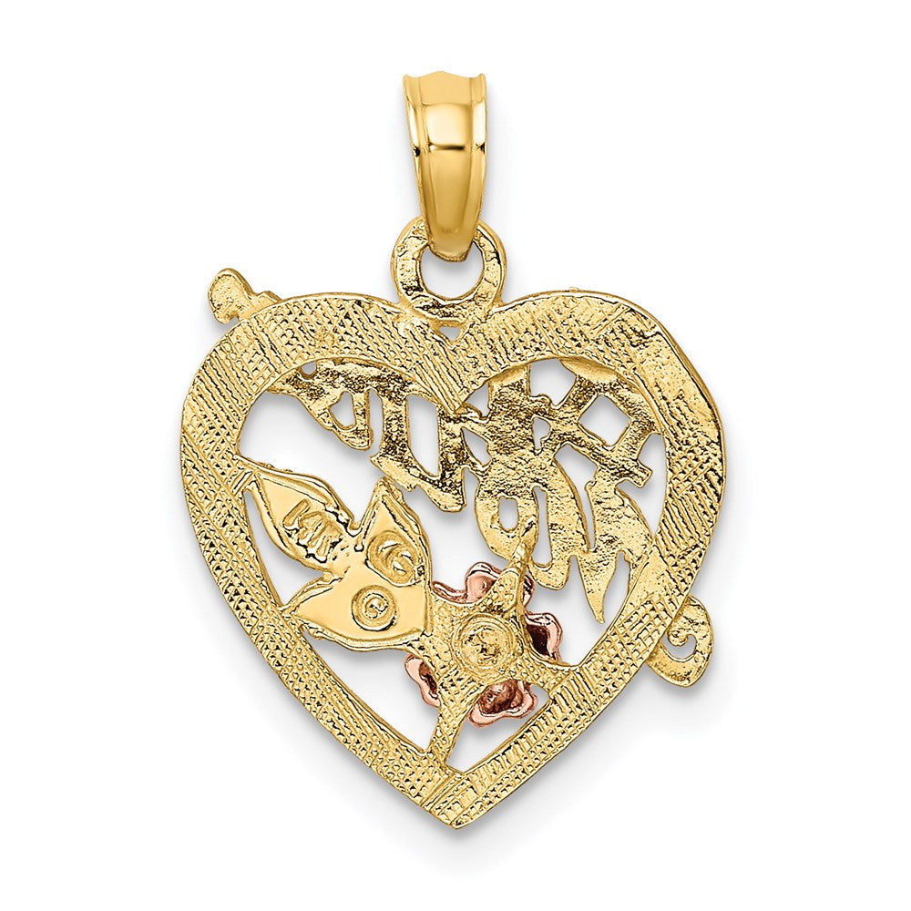 Gold Polished Mom Pendants