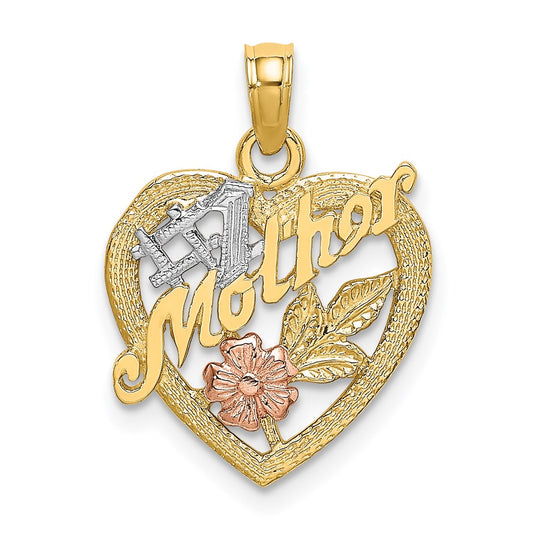 Gold Polished Mom Pendants