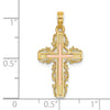 Gold Filigree Cross Pendant