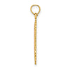 Gold Filigree Cross Pendant