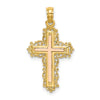 Gold Filigree Cross Pendant