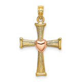Heart Cross Pendants