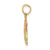 14k Two-Tone #1 MOM with Flower Charm