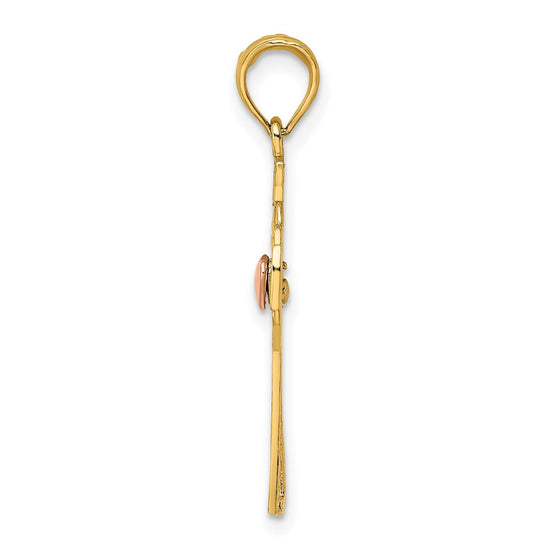 Gold Celtic Cross Pendant