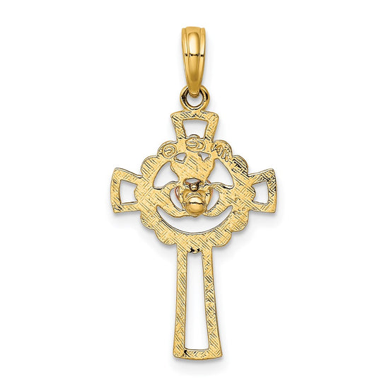 Gold Celtic Cross Pendant