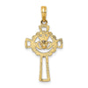 Gold Celtic Cross Pendant