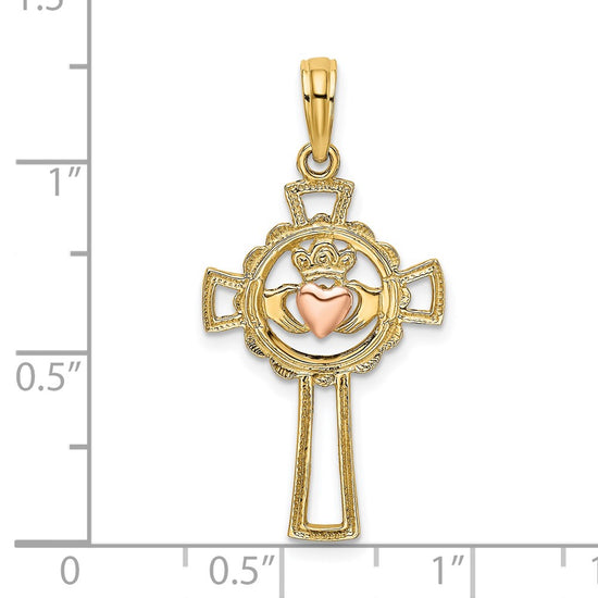Gold Celtic Cross Pendant