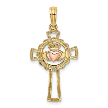 Gold Celtic Cross Pendant