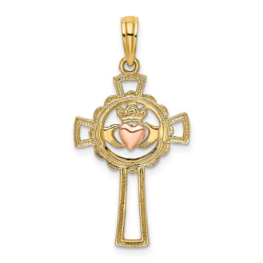 Gold Celtic Cross Pendant