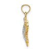 Gold Polished Crab Pendants