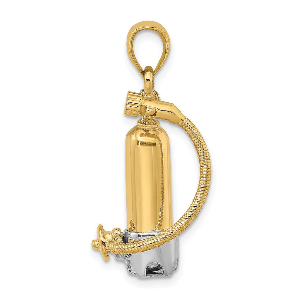 Gold Polished Scuba Pendants