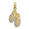 Gold Polished Sanibel Island Pendant