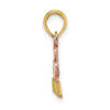 Gold # 1 Grandma with 3 Hearts Pendant