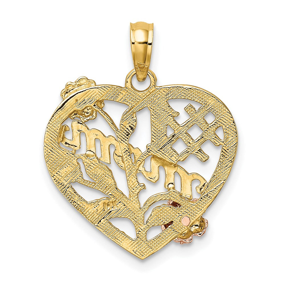 Gold Polished Mom Pendants