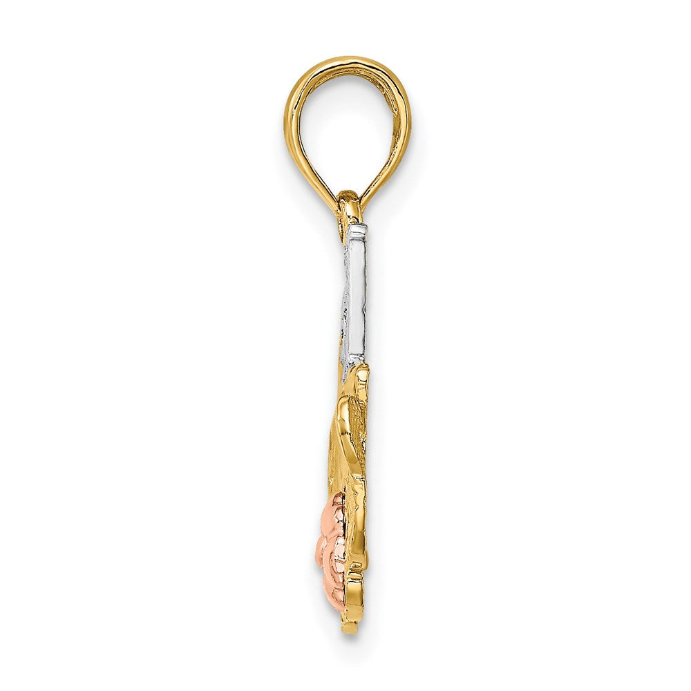Gold Polished Mom Pendants