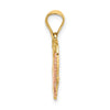 Gold AMOR Heart Charm