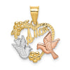 Gold AMOR Heart Charm