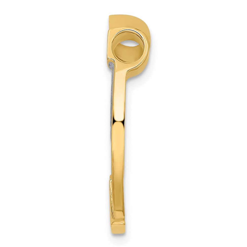 Gold Polished Horseshoe Pendants