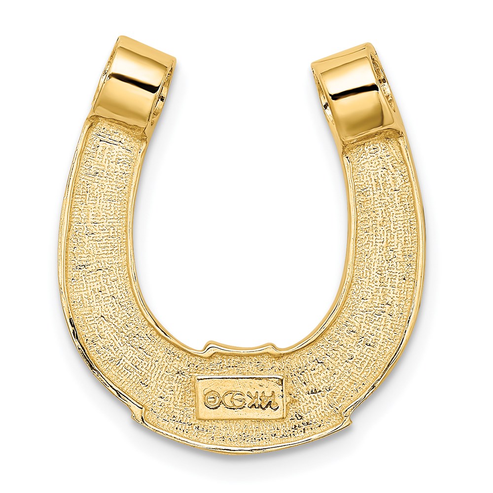 Gold Polished Horseshoe Pendants