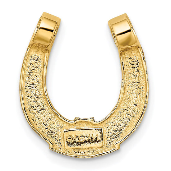 Gold Polished Horseshoe Pendants