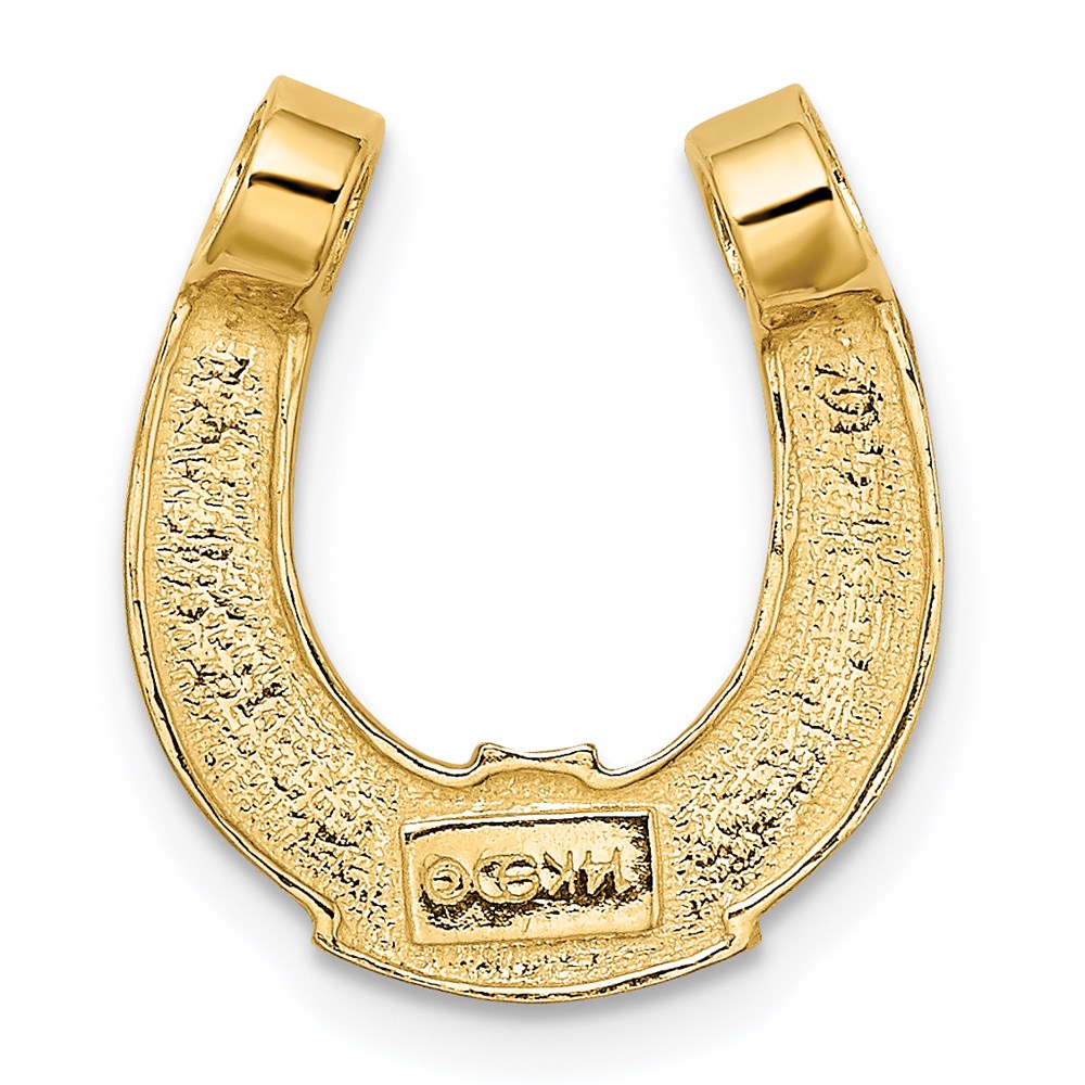 Gold Polished Horseshoe Pendants