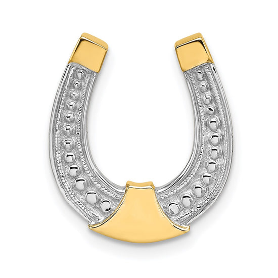 Gold Polished Horseshoe Pendants