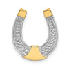Gold Polished Horseshoe Pendants