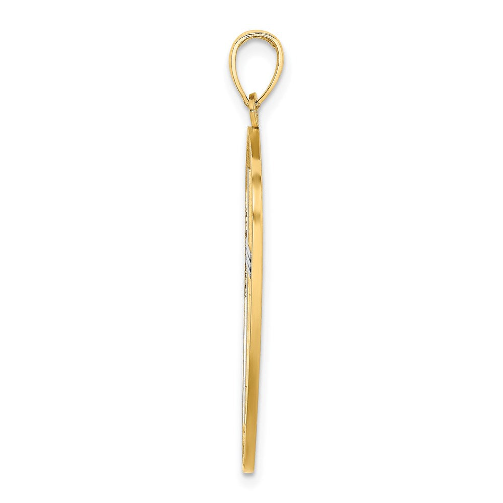 Gold Shield Cross Pendant