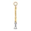Gold Polished Medical Pendants