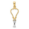 Gold Polished Medical Pendants
