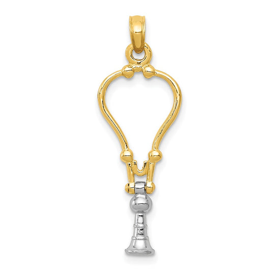 Gold Polished Medical Pendants