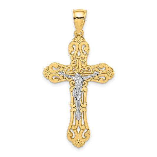 Gold Polished Crucifix Pendants