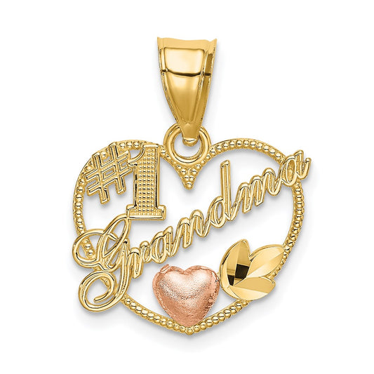 Gold Two-tone #1 Grandma Pendant