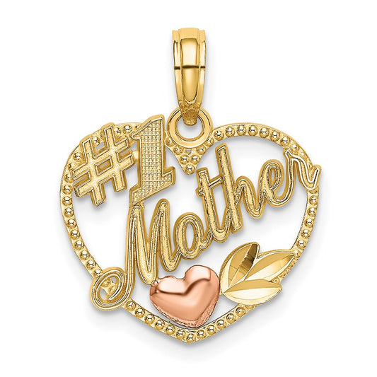 Gold Polished Mom Pendants