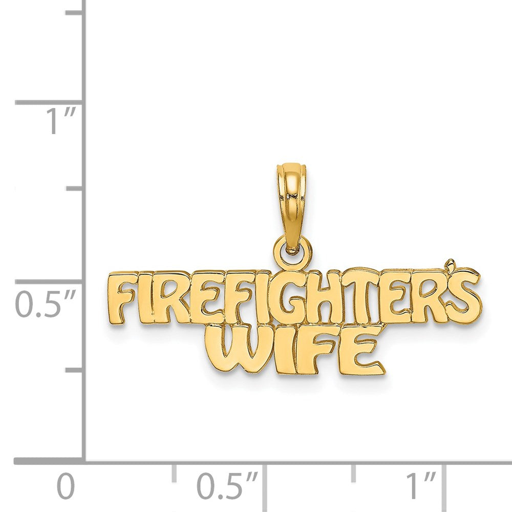 Gold Polished First Responder Pendants