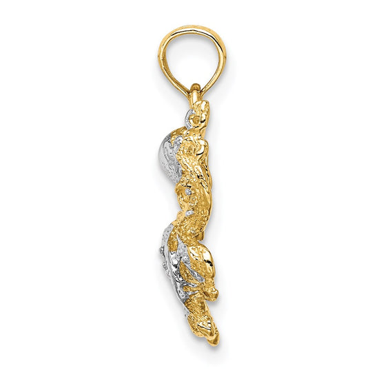 Gold Polished Octopi Pendants